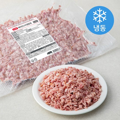 에쓰푸드 베이컨스타일탑핑 (냉동), 1kg, 1개