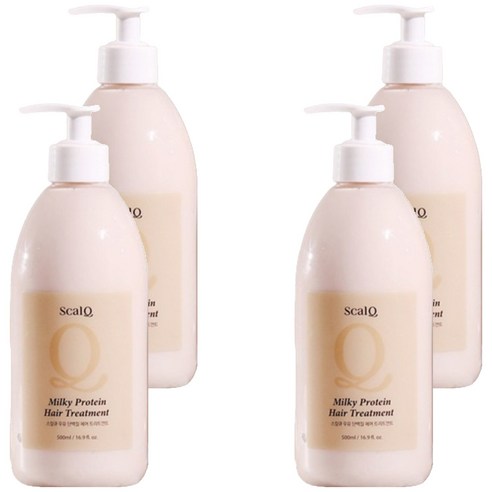 스칼큐 극손상케어 단백질 헤어 트리트먼트, 500ml, 4개