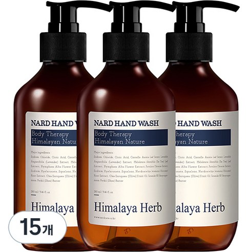 나드 핸드워시 라벤더 머스크, 280ml, 15개