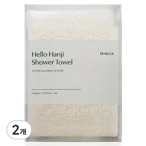 디어커스 안녕한지 샤워타월, 1개입, 2개 1개입 × 2개, 1개입 × 2개 섬네일