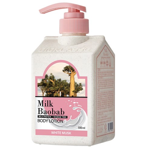 밀크바오밥 바디로션 화이트머스크향, 500ml, 1개