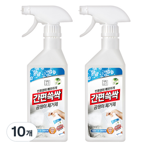 생활공식 간편쓱싹 곰팡이 제거제, 10개, 500ml