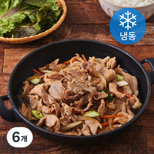 맛있는녀석들 성북동 한돈 돼지불백 (냉동), 350g, 6개
