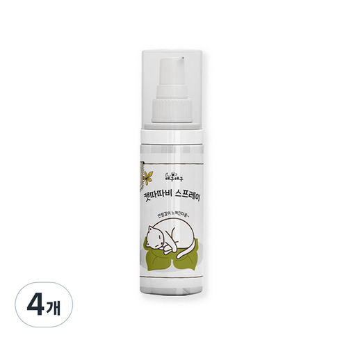 애구애구 캣따따비 원액 스프레이 50ml, 4개, 캣닢+마따따비