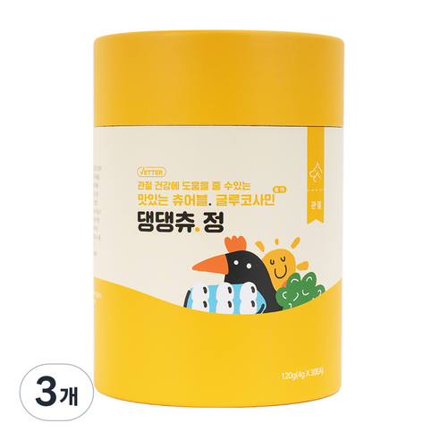 베터 댕댕츄정 글루코사민 강아지 관절 영양제 30p, 3개