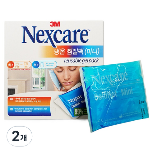 넥스케어 냉온 찜질팩 미니, 2개