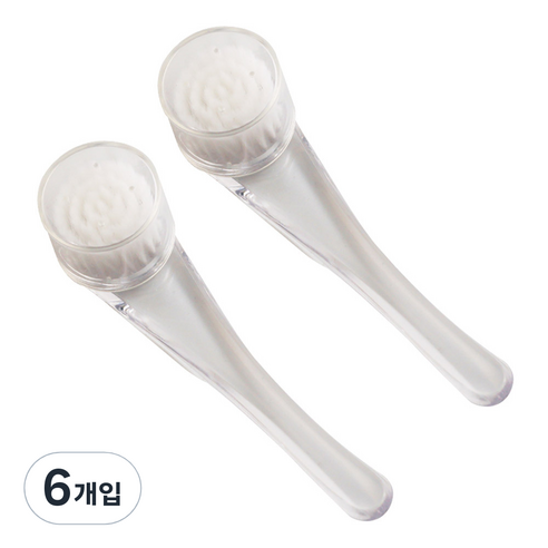 세븐스타 모공브러쉬 세안솔, 6개, 투명