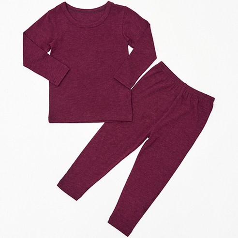 유니프랜드 아동용 히트 바이로프트 웜 9부 실내복 상하세트