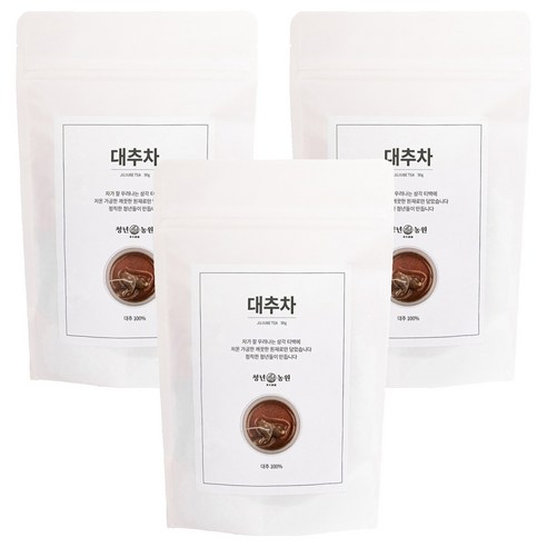 청년농원 대추차 삼각티백, 1g, 50개입, 3개
