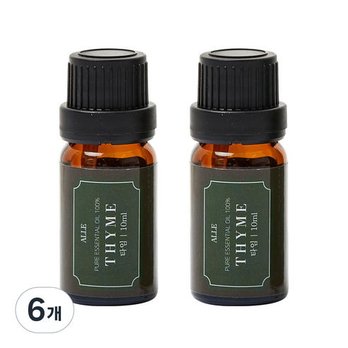 알레 비건 아로마 에센셜 오일 타임, 10ml, 6개