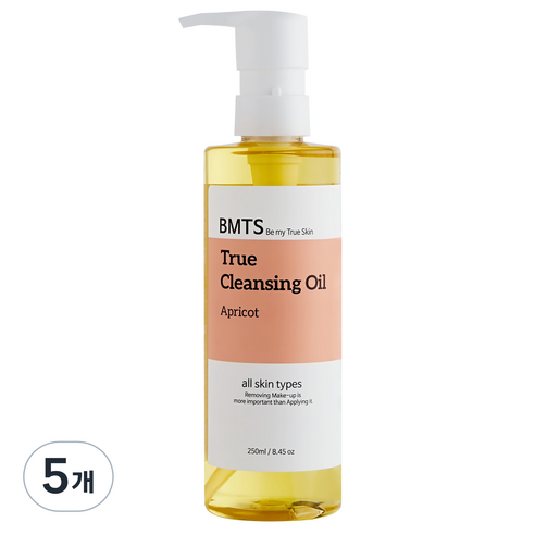 BMTS 트루 클렌징 오일 애프리콧, 250ml, 5개