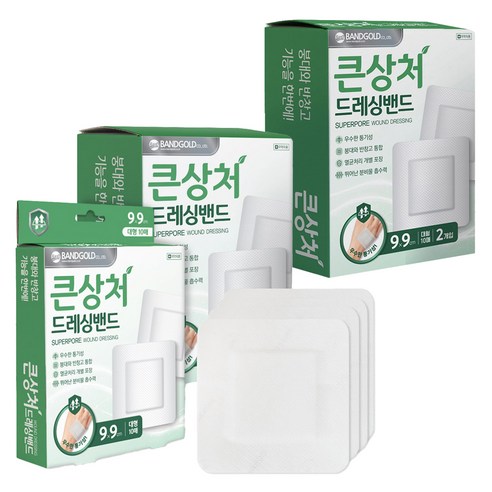 밴드골드 중형상처 드레싱밴드, 10개입, 4개