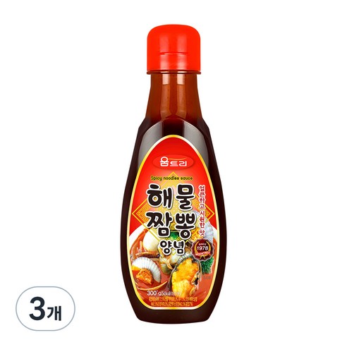 움트리 해물짬뽕양념, 300g, 3개