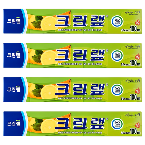 크린랲 위생랩, 100m, 4개