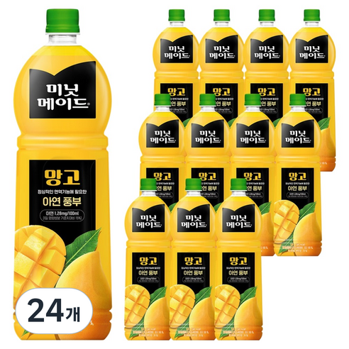 미닛메이드 망고 주스, 24개, 1.5L