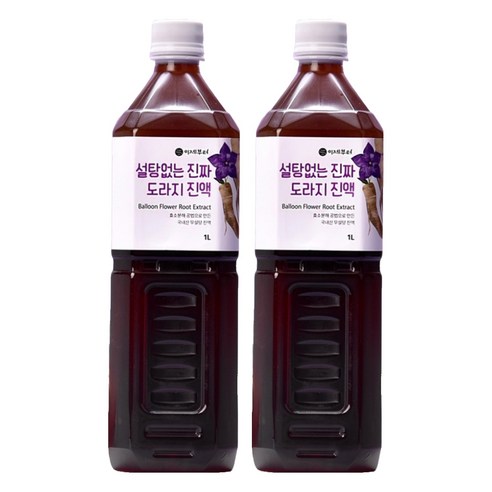 이제부터 설탕없는 진짜 도라지 진액, 1L, 2개