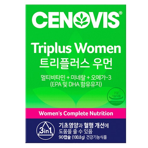 세노비스 트리플러스 우먼: 여성 건강을 위한 필수 영양소