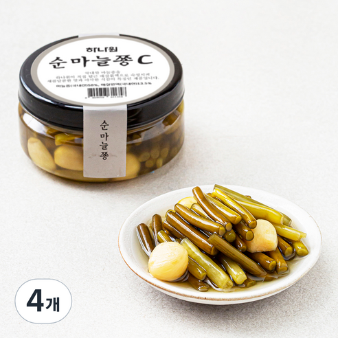 하나원 순마늘쫑 C, 180g, 4개
