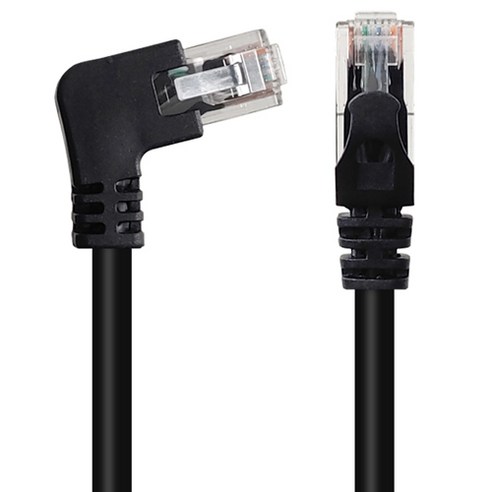넥스트링크 UTP CAT.6 랜케이블 인터넷 랜선 왼쪽 꺾임, NL-UL32, 1개, 5m
