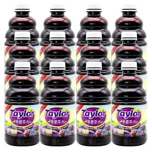 테일러 푸룬 주스, 946ml, 12개