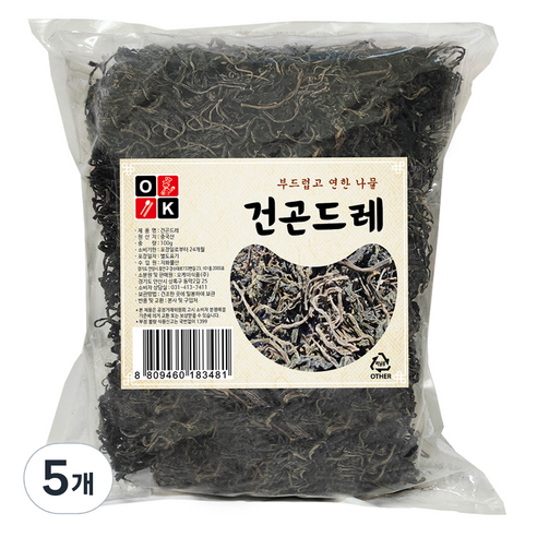 오케이 건곤드레, 100g, 5개