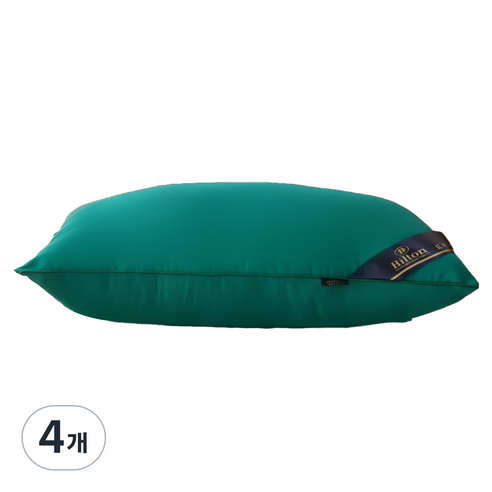 비투윈 편안한 베개솜 600g, 그린, 4개