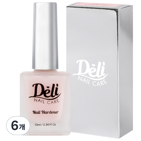 델리뷰티 퍼펙트 네일하드너, 10ml, 6개