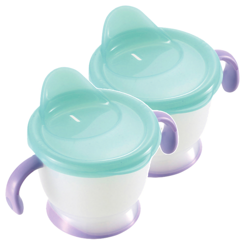 릿첼 AQ 첫걸음 드링킹 타입 스파우트컵 150ml, 2개, 라이트블루