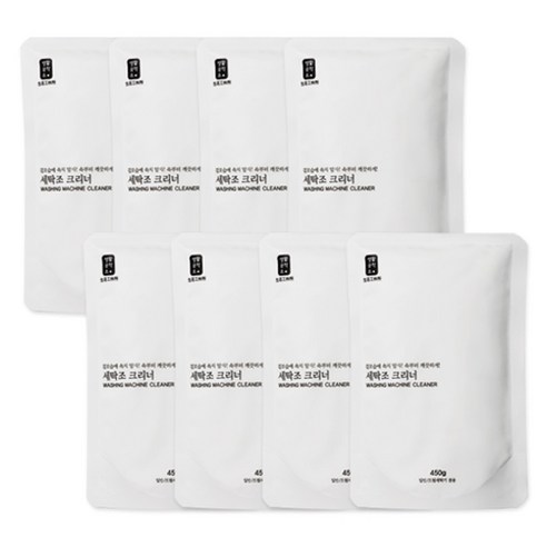 생활공작소 세탁조 크리너, 450g, 8개
