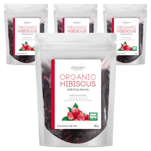 다비앙 유기농 히비스커스 리필, 80g, 1개입, 4개