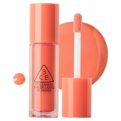 3CE 쉬어 리퀴드 블러셔, COZY PEACH, 1개