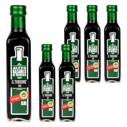 일토리오네 유기농 발사믹 식초, 250ml, 6개
