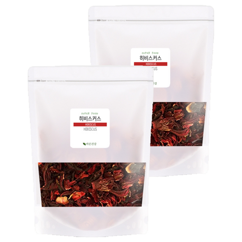 바른건강 히비스커스 원물 허브차, 500g, 1개입, 2개