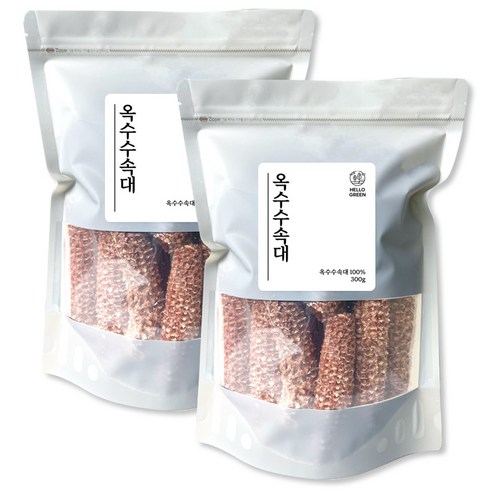 헬로우그린 옥수수 속대 차, 300g, 2개, 1개입