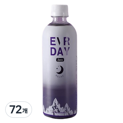 에버데이 제로 릴렉스, 500ml, 72개