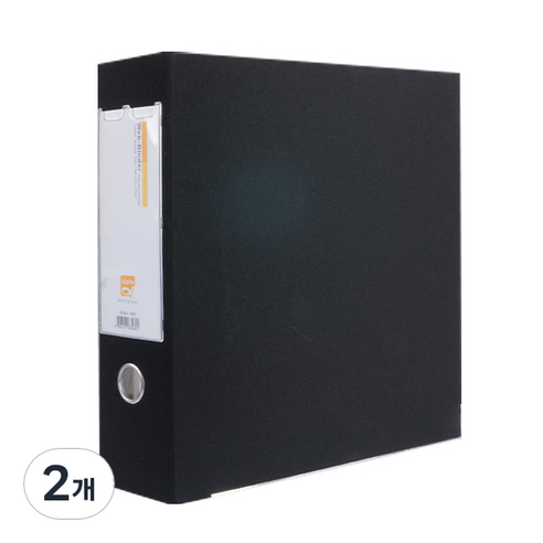 알파 웹D링 바인더 A4 3공 7cm AB949A-7, 흑색, 2개