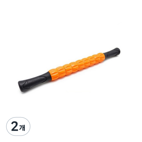 9절 마사지바 롤러스틱, 2개, 오렌지