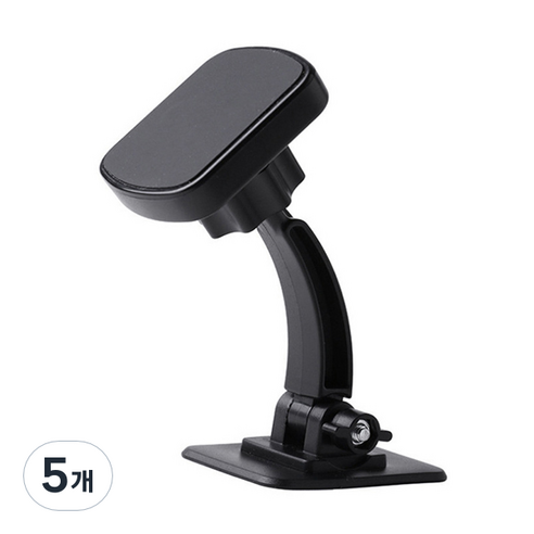 360도 회전 차량용 휴대폰 자석 거치대, 5개, 혼합색상