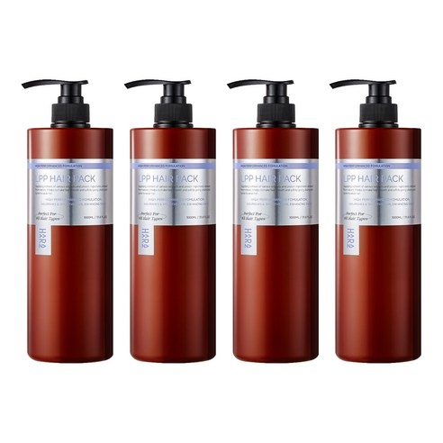 하라즈 LPP 극손상 단백질 헤어팩, 1000ml, 4개