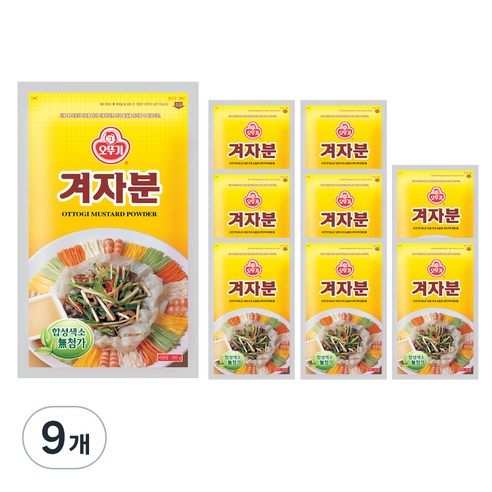 오뚜기 겨자분, 300g, 9개