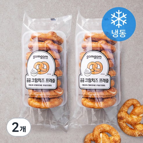 곰곰 크림치즈 프레즐, 100g, 8개입, 2개
