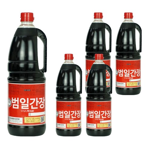 범일 간장, 1.7L, 5개