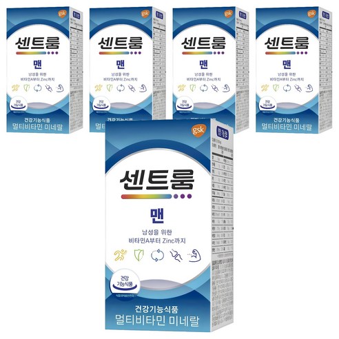 센트룸 맨 멀티비타민 미네랄, 50정, 5개