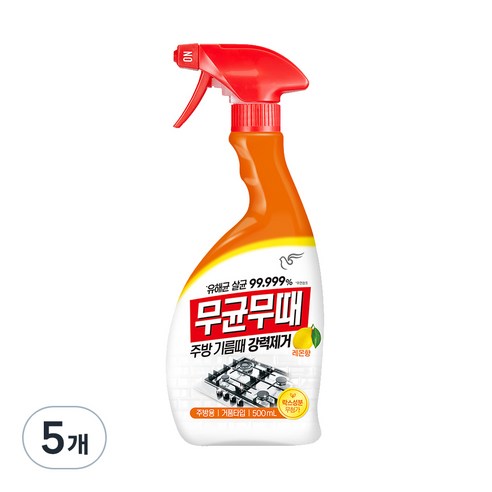 무균무때 주방용, 500ml, 5개
