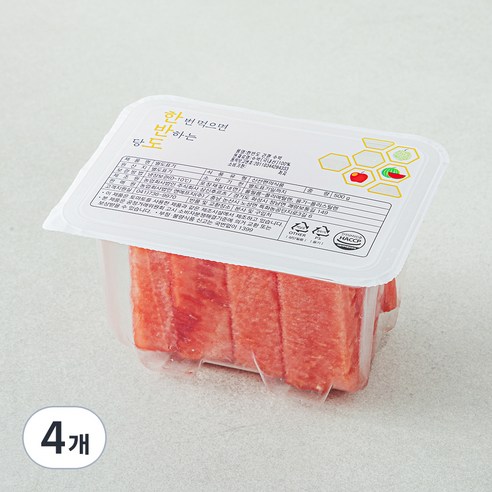 한반도 간편 수박, 4개, 500g