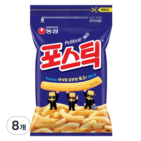 농심 포스틱, 280g, 8개