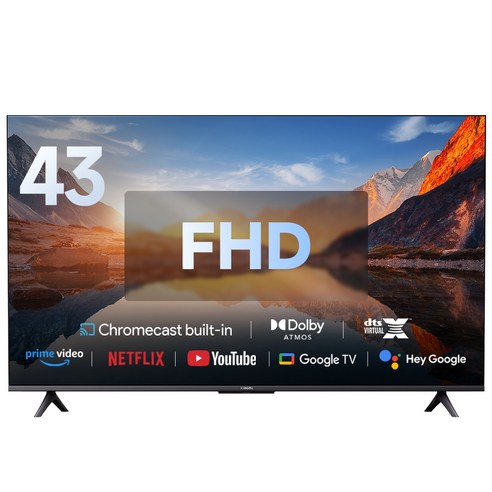 샤오미 FHD LED 스마트 디스플레이 TV, 108cm(43인치), L43MA-AFTWN, 스탠드형, 고객직접설치