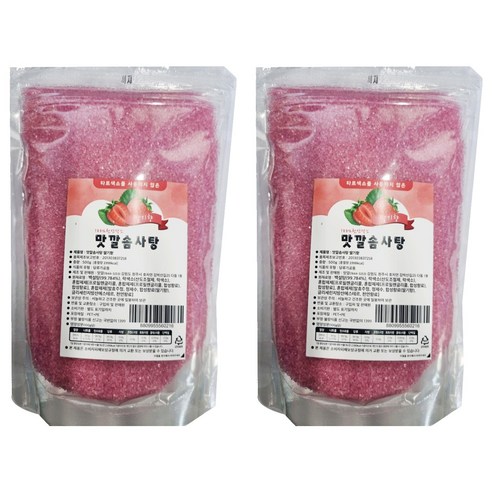 아리에떼 솜사탕 메이커 설탕 딸기향, 500g, 2개