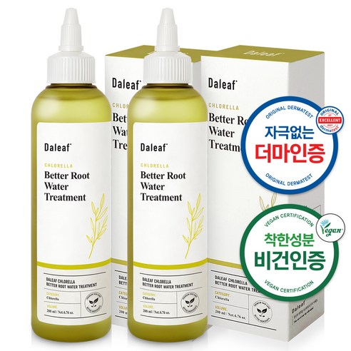 달리프 클로렐라 베러 루트 워터 트리트먼트, 200ml, 2개