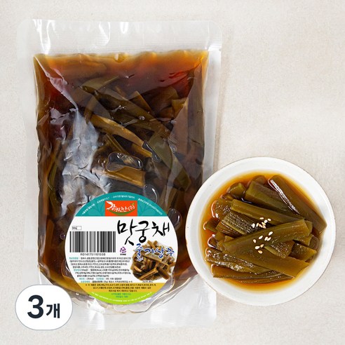 강경신안 맛궁채, 3개, 500g